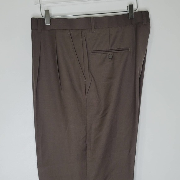 Vittorio St. Angelo Wool Suit 48R Two Piece 4 Button Single Breast Pleat No Vent - Picture 11 of 16